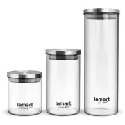 LT6025 SET 3 BOXEN RUND PEUT LAMART