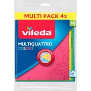 MULTIQUATTRO FARBEN TUCH 4PCS VILEDA