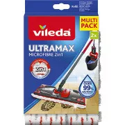 ULTRAMAX MIKROFASER 2IN1 2PCS VILEDA