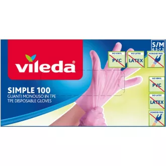 EINFACHE HANDSCHUHE S/M 100 STÜCK VILEDA