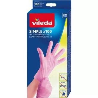 EINFACHE HANDSCHUHE S/M 100 STÜCK VILEDA
