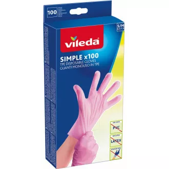 EINFACHE HANDSCHUHE M/L 100 STÜCK VILEDA
