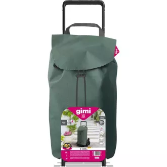 TRIS FLORAL SHOPPING TROLLEY GRÜN GIMI