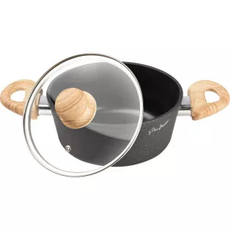 LT1246 KASSEROLLE MIT DECKEL 20CM NATUR LAMART