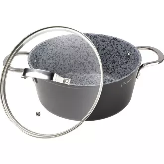 LT1254 KASSEROLLE MIT DECKEL 24CM GRANIT LAMART