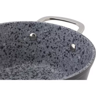 LT1254 KASSEROLLE MIT DECKEL 24CM GRANIT LAMART