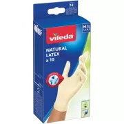 NATURLATEX-HANDSCHUHE M/L 10STK. VILEDA