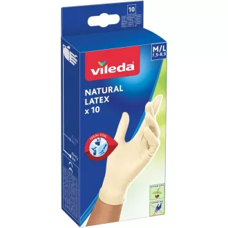 NATURLATEX-HANDSCHUHE M/L 10STK. VILEDA