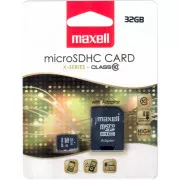 MicroSDHC 32GB CL10 + Adapter 854718 MAXELL