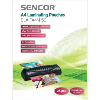 SLA FA4M150 Folie A4 150mic 25pcs SENCOR SLA FA4M150 Folie A4 150mic 25pcs SENCOR