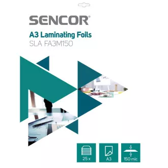 SLA FA3M150 Folie A3 150mic 25pcs SENCOR