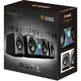 YSP 215 BK Desktop-Lautsprechersystem YENKEE YSP 215 BK Desktop-Lautsprechersystem YENKEE