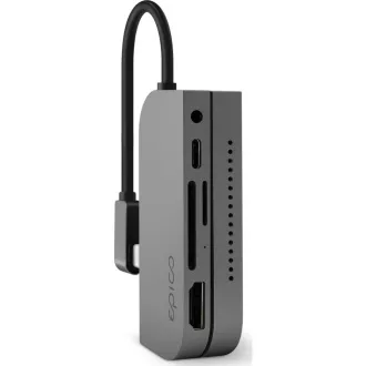 Type-C HUB PAD space grey EPICO - Unverpackt Type-C HUB PAD space grey EPICO - Unverpackt
