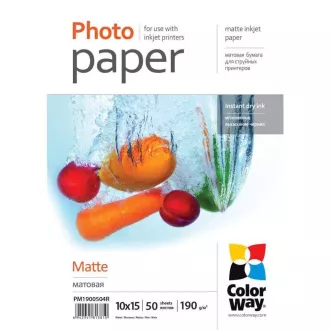 Fotopapier Matt 10 x 15 50 Stück COLORWAY