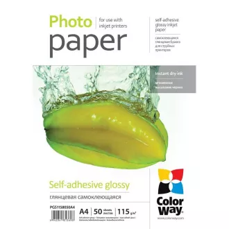 Fotopapier Glänzend A4 50 St. 115g COLORWAY Fotopapier Glänzend A4 50 St. 115g COLORWAY