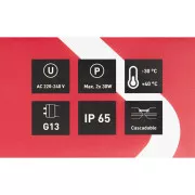 RSM 119 IP65 1,2m pro2xT8 RETLUX