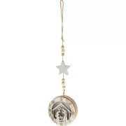 RXL 334 Ornament Krippe Holz 1LED WW RETLUX