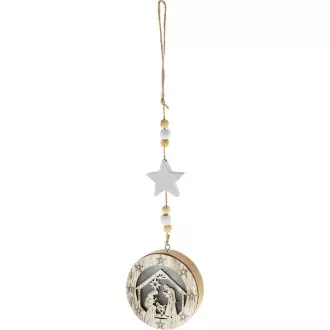 RXL 334 Ornament Krippe Holz 1LED WW RETLUX