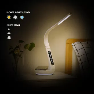 RTL 203 stm.LED Lampe.weiß Qi 6W RETLUX