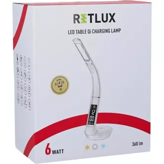 RTL 203 stm.LED Lampe.weiß Qi 6W RETLUX