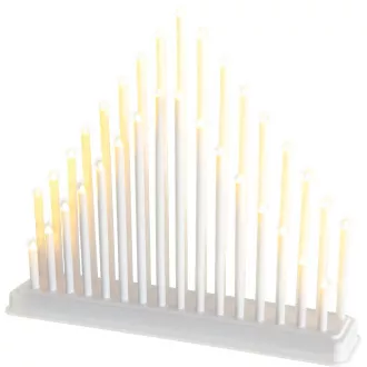 RXL 403 Kerzenhalter weiß 33 LED WW RETLUX RXL 403 Kerzenhalter weiß 33 LED WW RETLUX
