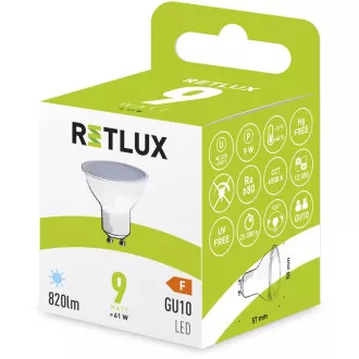 RLL 419 GU10 Glühbirne 9W DL RETLUX RLL 419 GU10 Glühbirne 9W DL RETLUX
