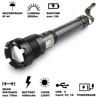 RPL 401 TAKTISCHE OUTDOOR-TASCHENLAMPE RETLUX