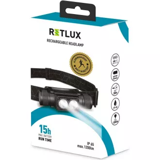 RPL 708 WIEDERAUFLADBARE STIRNLAMPE OUTDOOR RETLUX