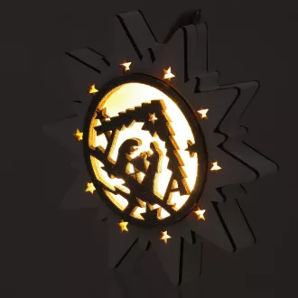RXL 463 Sternenkrippe 14cm 3LED WW RETLUX RXL 463 Sternenkrippe 14cm 3LED WW RETLUX