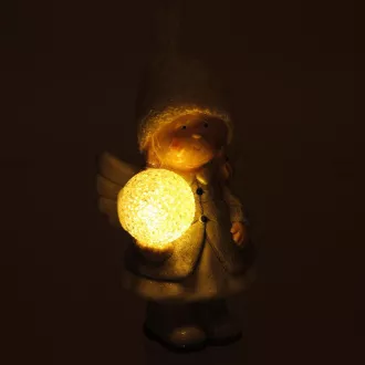 RXL 472 Engel mit Kugel 21cm LED WW RETLUX