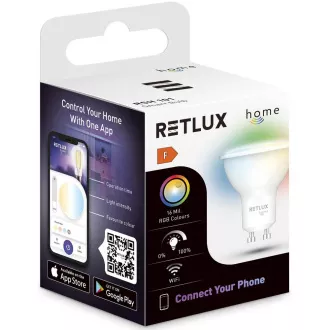 RSH 101 GU10 Glühlampe. 4,5 W RGB CCT RETLUX RSH 101 GU10 Glühlampe. 4,5 W RGB CCT RETLUX