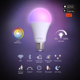 RSH 104 A70 E27 Glühlampe 14 W RGB CCT RETLUX RSH 104 A70 E27 Glühlampe 14 W RGB CCT RETLUX
