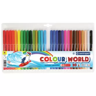 Marker Centropen 7550/30 30 Farben zylindrische Spitze 1mm Marker Centropen 7550/30 30 Farben zylindrische Spitze 1mm