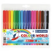 Marker Centropen 7550/18 18 Farben zylindrische Spitze 1mm