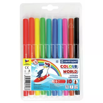 Marker Centropen 7550/10 10 Farben zylindrische Spitze 1mm Marker Centropen 7550/10 10 Farben zylindrische Spitze 1mm