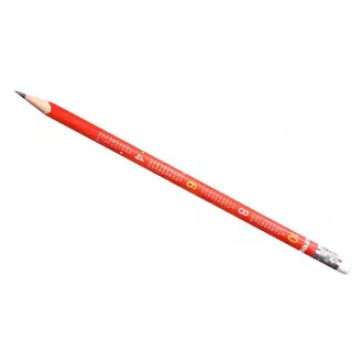 Kores Bleistift Nr.2 dreieckig mit Radiergummi und Multiplikationszeichen Kores Bleistift Nr.2 dreieckig mit Radiergummi und Multiplikationszeichen