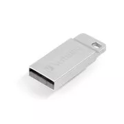 VERBATIM Flash Disk 16GB Metal Executive, USB 2.0, silber