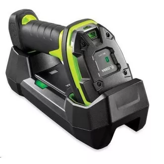 Zebra Industrieleser LI3678-SR beständig GRÜN, Vibrationsstandard Standfuß USB (gedreht) KIT