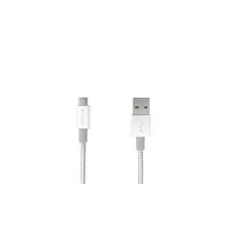 VERBATIM Kabel Mirco B USB Kabel Sync & Charge 100cm Silber 48862 O2 Aufkleber