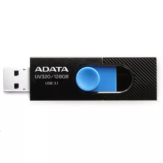 ADATA Flash Drive 128GB UV320, USB 3.1 Dash Drive, Schwarz/Blau