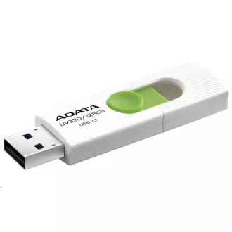 ADATA Flash Disk 128GB UV320, USB 3.1 Dash Drive, weiß / grün