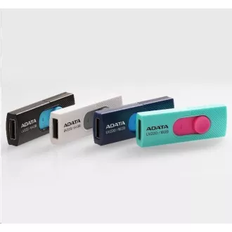 ADATA Flash Disk 32GB UV220, USB 2.0 Dash Drive, schwarz/blau ADATA Flash Disk 32GB UV220, USB 2.0 Dash Drive, schwarz/blau