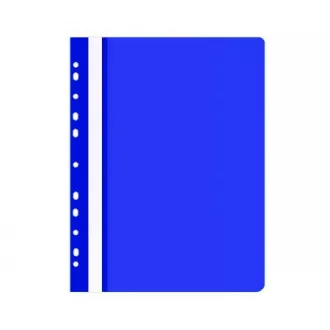 Schnellbinder A4 ROC PP Euroscharnier Vorderseite klar Rückseite blau Schnellbinder A4 ROC PP Euroscharnier Vorderseite klar Rückseite blau