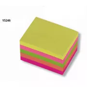 Selbstklebeblock 51x38mm 5 Neonfarben 5x60 Blatt Concorde