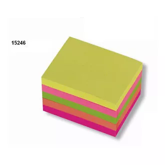 Selbstklebeblock 51x38mm 5 Neonfarben 5x60 Blatt Concorde