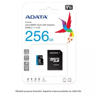 ADATA MicroSDXC-Karte 128 GB Premier UHS-I Class 10+ Adapter