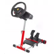 Wheel Stand Pro, Lenkradständer und Pedale für Thrustmaster SPIDER, T80 / T100, T150, F458 / F430, rot
