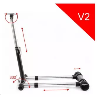 Wheel Stand Pro, Lenkradständer und Pedale für Thrustmaster SPIDER, T80 / T100, T150, F458 / F430, rot Wheel Stand Pro, Lenkradständer und Pedale für Thrustmaster SPIDER, T80 / T100, T150, F458 / F430, rot
