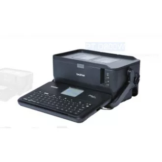 BROTHER Etikettendrucker PT-D800W - 36mm, TZe Farbbänder, Drucker mit großem Farbdisplay, WIFI, Tastatur