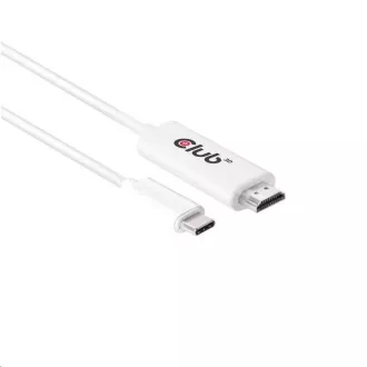 Club3D Aktives USB Typ-C zu HDMI 2.0 4K60Hz UHD Kabel, 1, 8m